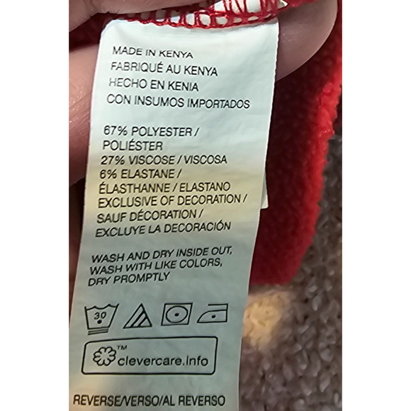 IZOD Advantage Performance Stretch Crewneck Sweatshirt Red Men’s Size L - Picture 9 of 9